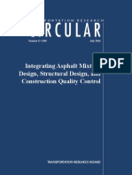 integrating asphalt mixture design, structural design and construction quality control