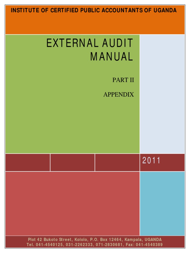 Part II - Appendix PDF | PDF | Internal Control | Audit