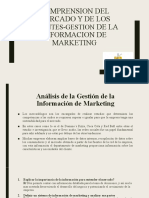 Comprension Del Mercado y de Los Clientes-Gestion