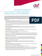 Classroom Accommodations For Students With Learning Difficulties and Disabilities