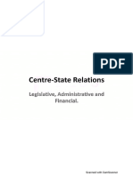 Centre-State Relations