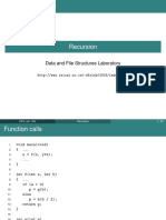 Recursion: Data and File Structures Laboratory