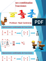 Operaciones Combinadas Con Fracciones