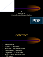 A Seminar On Geotextiles and It's Application