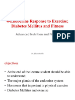 4-Endocrine Response To Exercise Diabetes Mellitus and Fitness