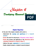 Developing Research Proposal: 1 Destak