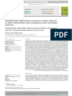 Pathophysiologie, épidémiologie, présentation clinique, diagnostic de la polykystose 