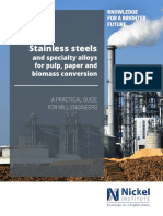 Stainless Steels: and Specialty Alloys For Pulp, Paper and Biomass Conversion