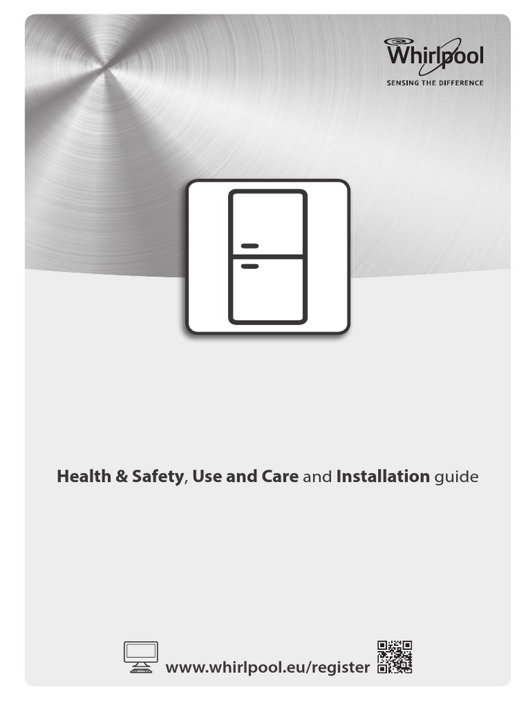 Whirlpool User Guide PDF Refrigerator Home Appliance