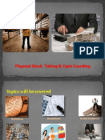 Physical Stock Taking & Cash Counting