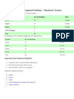 Detailed Analysis On Cognizant Syllabus