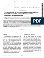 Test Methods For On-Site Corrosion Rate Measurement of Steel Reinforcement in Concrete by Means of The Polarization Resistance Method