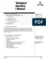 Buffers For Biological Systems Laboratory Instructor's Manual