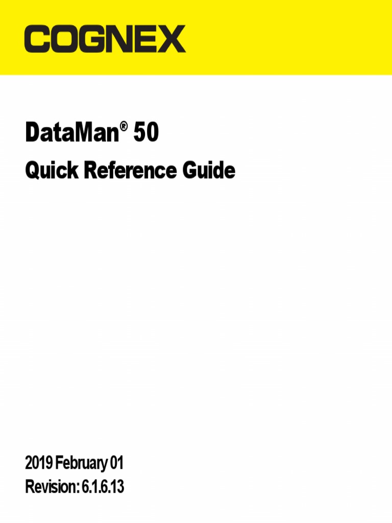 Dataman 50: Quick Reference Guide | PDF | Electromagnetic Interference ...