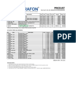 Price List Pricelist: Lis Plafon (Profil Dan Aksesoris)