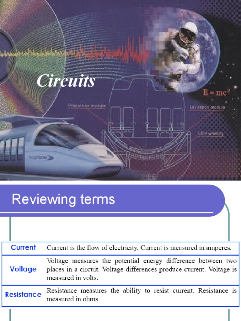 Circuits 1 Pdf Series And Parallel Circuits Electrical Resistance