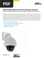 4.1.3 AXIS Q6045-E MkII 50HZ