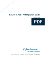 Servlet To REST API Migration Guide: October 2019