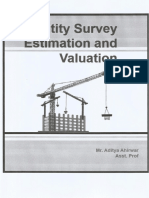 Quantity Survey Estimation and Valuation Numericals