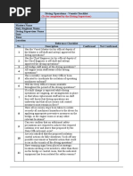 Diving Checklists and Signs