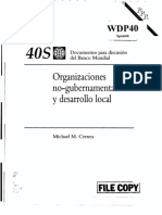 Cernea, M. - NGO's and Local Development - WB Discussion Papers 40 (1989)