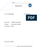 ED&Cs LAB#9 M.usama Saghar 2019-CPE-27