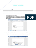 Trabajar Con Tablas - Docxbien