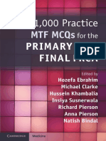 1,000 Practice MTF MCQs For The Primary and Final FRCA PDF