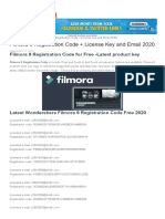 Google World: Filmora 9 Registration Code + License Key and Email 2020