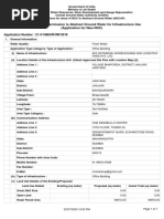 Infrastructure Use Application For External