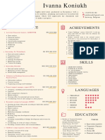 Achievements Experience: Assistant Financial Analyst, LIFEPOWR