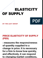 Price Elasticity of Supply