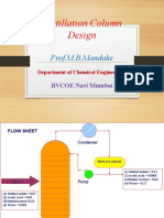 Distillation Column Design