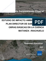 Resumen_Ejecutivo Estudio de Impacto Ambiental Sistema Riachuelo (2008)