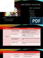 Job Safety Analysis: Topic: Gas Welding