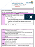 Planeacion Diagnostica Matemáticas 2 Do Grado MEX