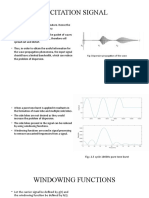 Excitation Signal: Fig: Dispersive Propogation of The Wave