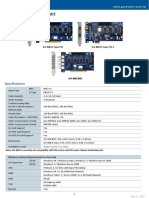 Specifications: Single Card & Two Cards