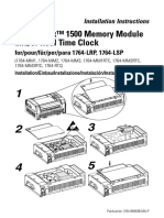 Micrologix™ 1500 Memory Module And/Or Real Time Clock: For/Pour/Für/Per/Para 1764-Lrp, 1764-Lsp