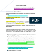 El Desarrollo Humano en Colombia