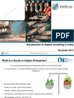 Introduction To Impact Investing in India: November 2014