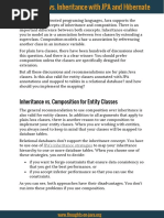 Composition Vs Inheritance With JPA and Hibernate