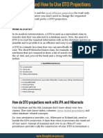 Efficient DTO Projections for Read Operations