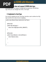 Hibernate Does Not Support JSONB Data Type