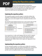 Explaining The Repository Pattern