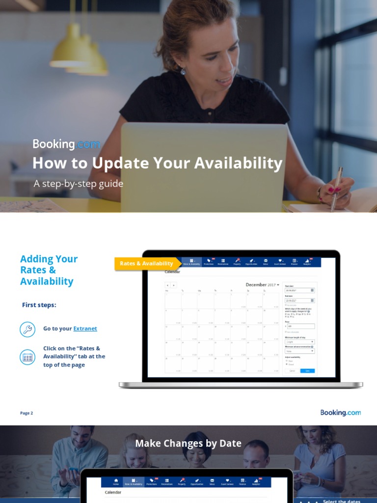 Update Booking Availability Guide | PDF | World Wide Web | Internet & Web