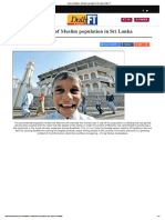 Facts and Fallacies of Muslim Population in Sri Lanka - Daily FT