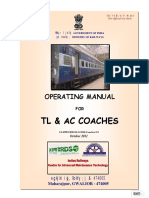 Operating Manual For TL & AC Coaches-Eng PDF