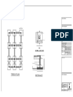 Residential building foundation plan