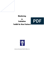 M&E Toolkit For New Partners PDF